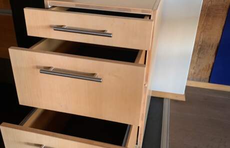 Schubladenstock offen